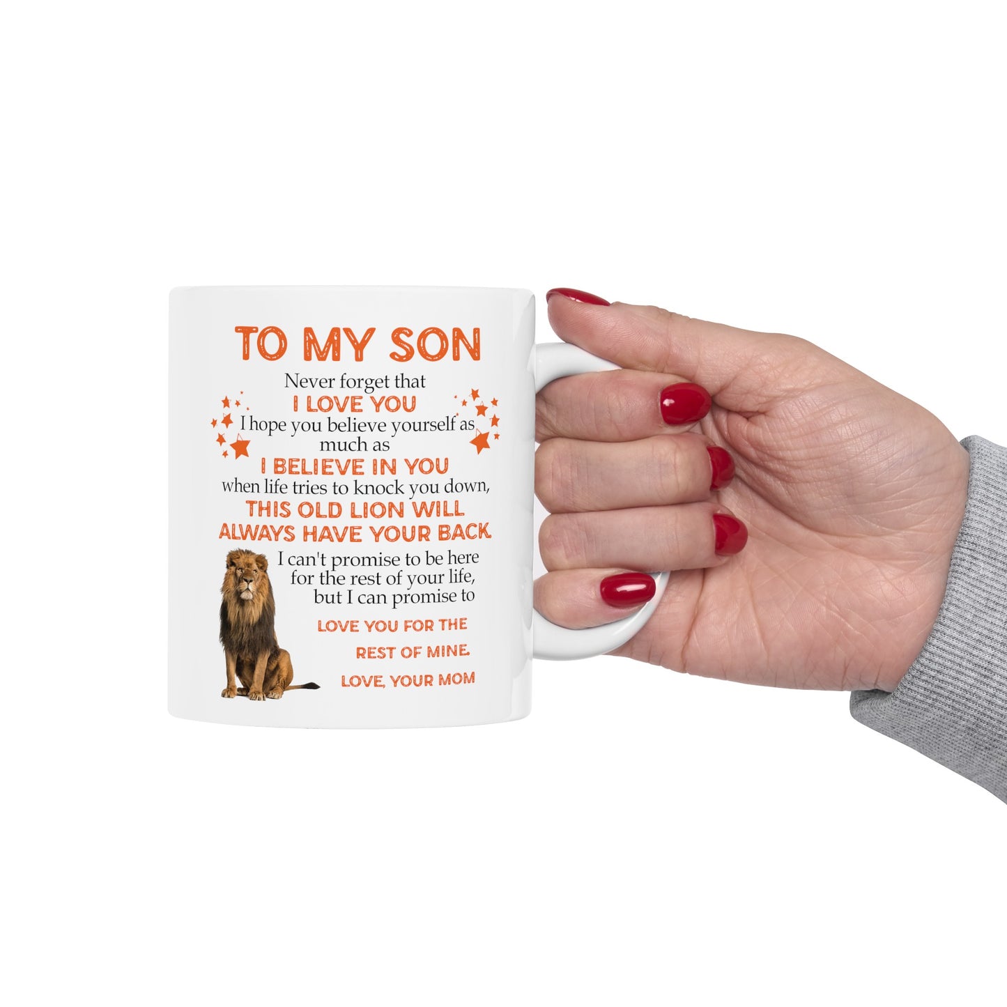To My Son | Ceramic Mug, (11oz, 15oz)