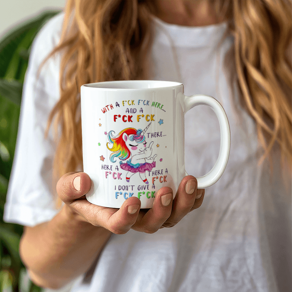 Old McDonald Had a Unicorn Theme Mug