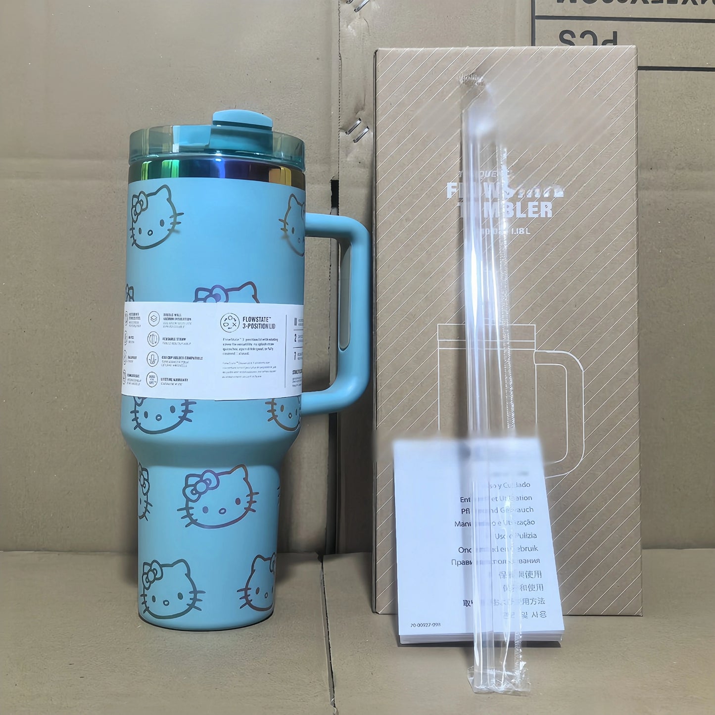Hello Kitty Thermos Cup with Handle