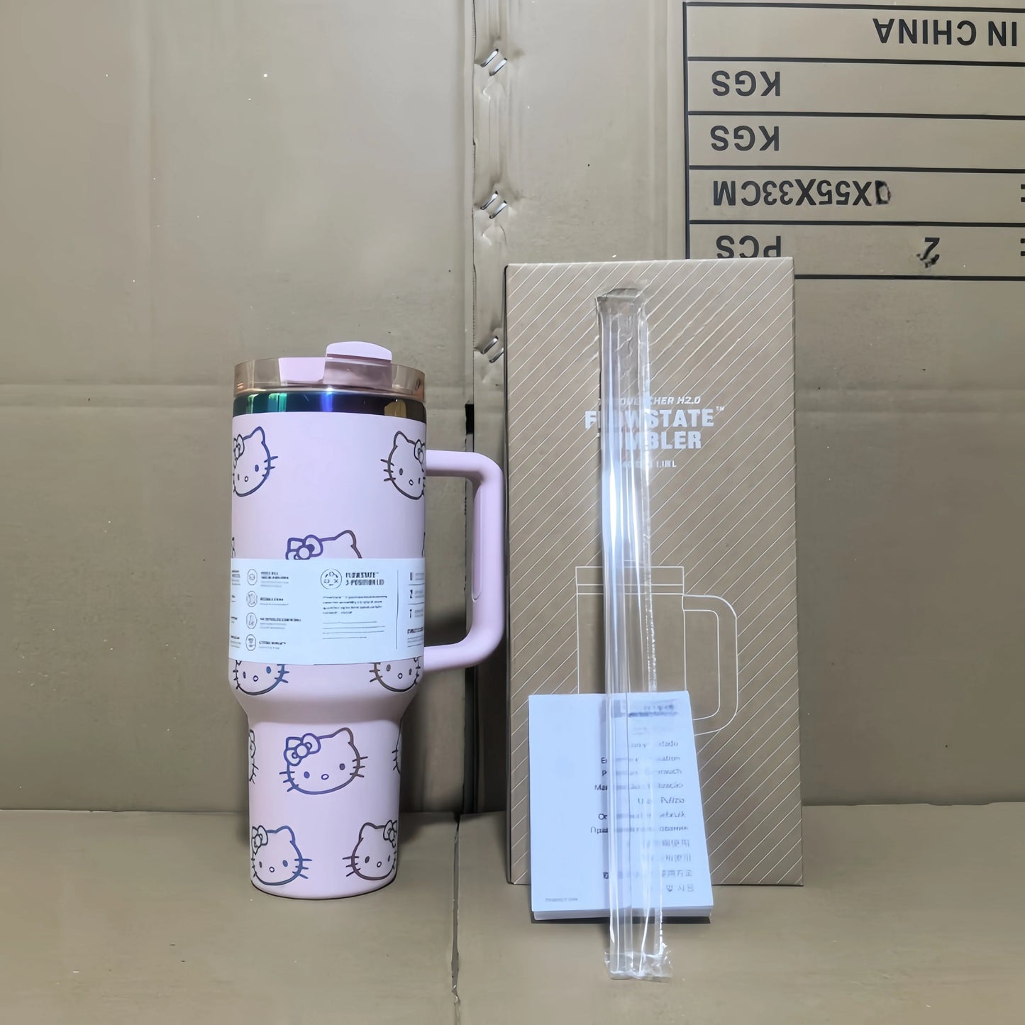 Hello Kitty Thermos Cup with Handle