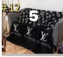 Luxury Large LV and Stars Blankety