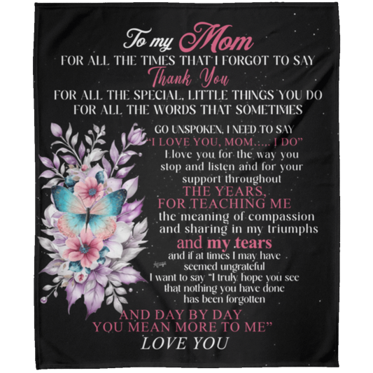 To My Mom | Arctic Fleece Blanket 50x60