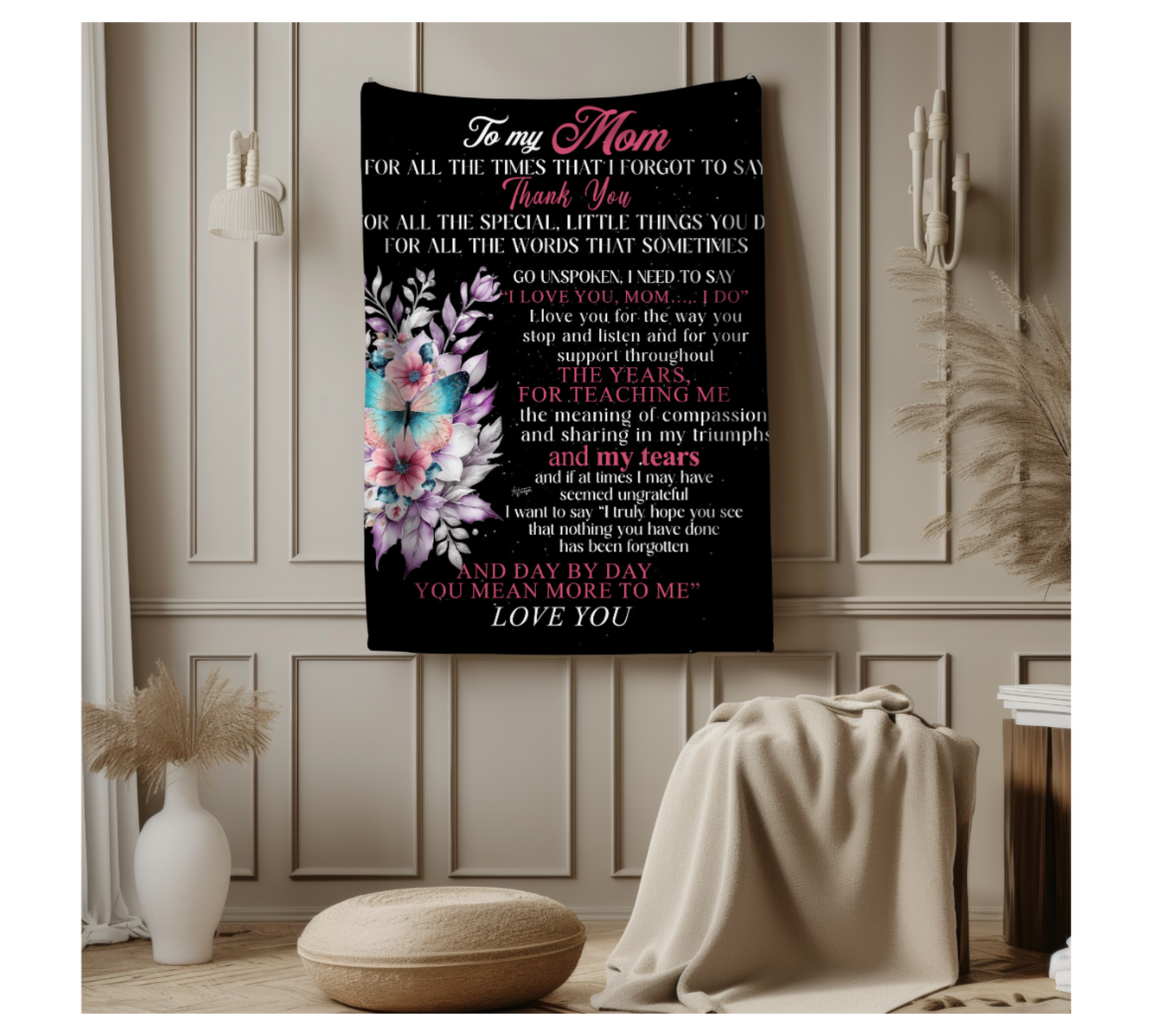 To My Mom | Arctic Fleece Blanket 50x60