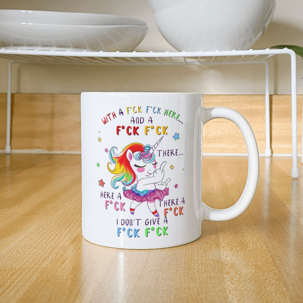 Old McDonald Had a Unicorn Theme Mug
