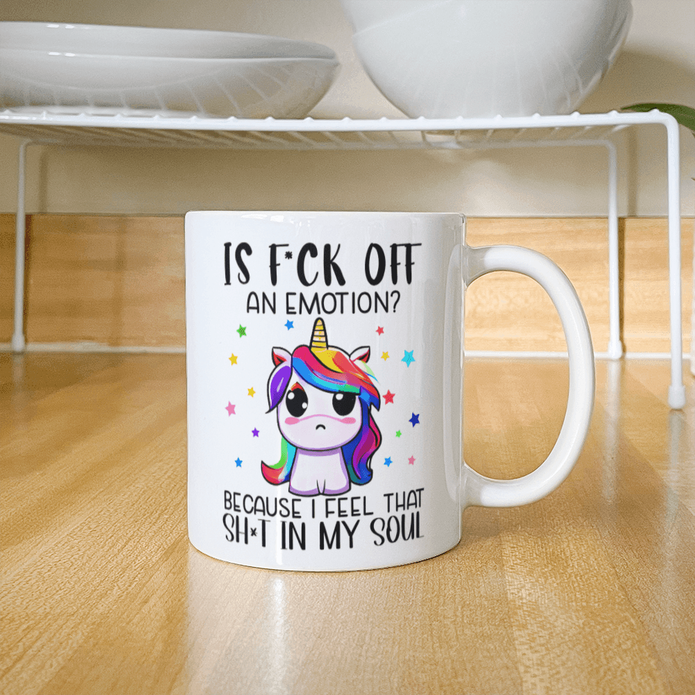 Magical Moods: Unicorn Emotions Ceramic Mug