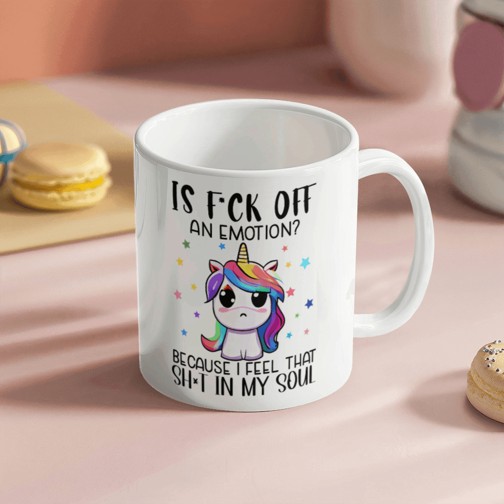 Magical Moods: Unicorn Emotions Ceramic Mug