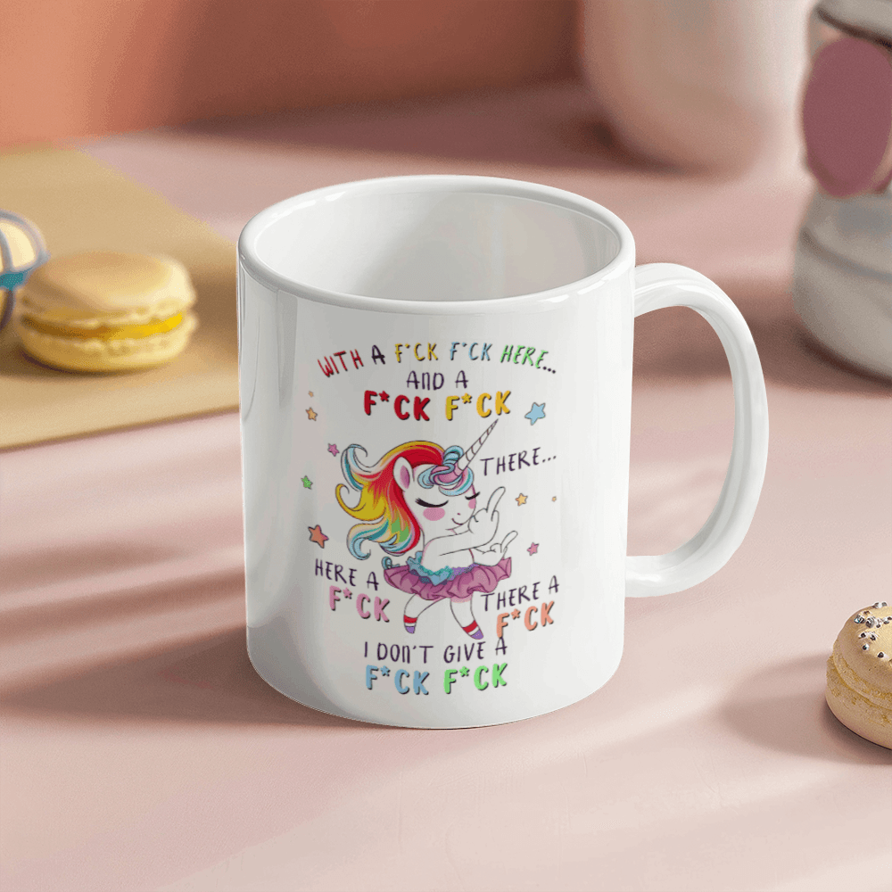 Old McDonald Had a Unicorn Theme Mug