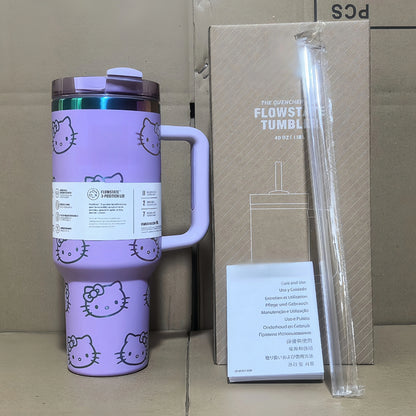 Hello Kitty Thermos Cup with Handle