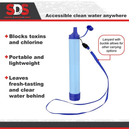 Emergency Water Filter Straw