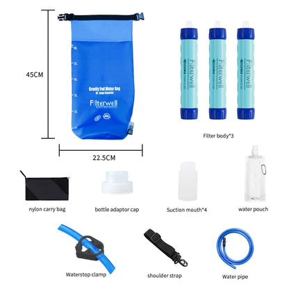 Filterwell Gravity Water Straw