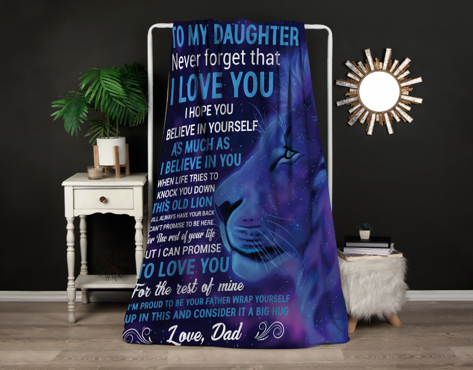 To My Daughter | Arctic Fleece Blanket 50x60