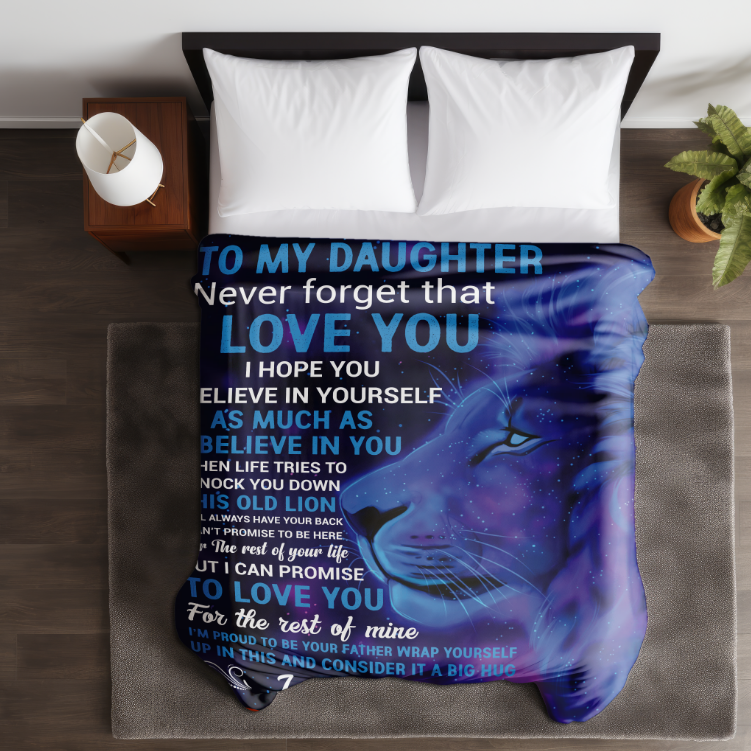 To My Daughter | Arctic Fleece Blanket 50x60